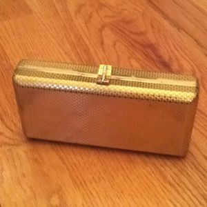 Volupte Clutch Gold Metal